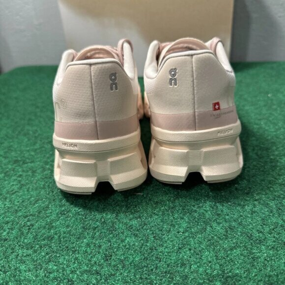 On Running Women's Sneakers in Cream and Pink - Picture 4 of 4